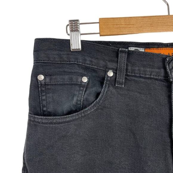 Vintage Levi's Silvertab Y2K Flare Jeans Black Denim (34x31) 13 Jr. M Dark wash - Picture 5 of 14